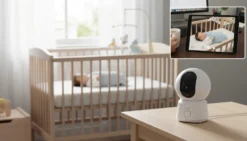 Babyalarm med kamera | 1080p 2MP | Inkl. Trådløs Skærm | AI-funktioner
