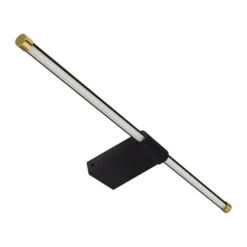 Badeværelsesbelysning | Spejllampe sort | 60 cm | 1010 lm | IP44 | 4100K