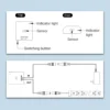 Berøringsfri Sensor | 5-24V | Tænd/sluk & dæmp | Max 5A | Hvid