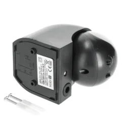 Bevægelsessensor 12m | Udendørs PIR sensor | Sort