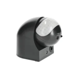 Bevægelsessensor 12m | Udendørs PIR sensor | Sort