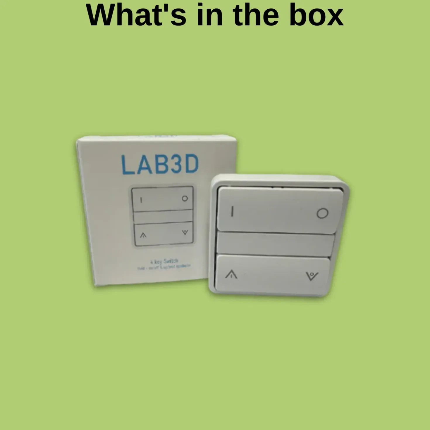 Bluetooth Fuga Afbryder | Svagstrømstangenter | Shelly-chip | Hvid