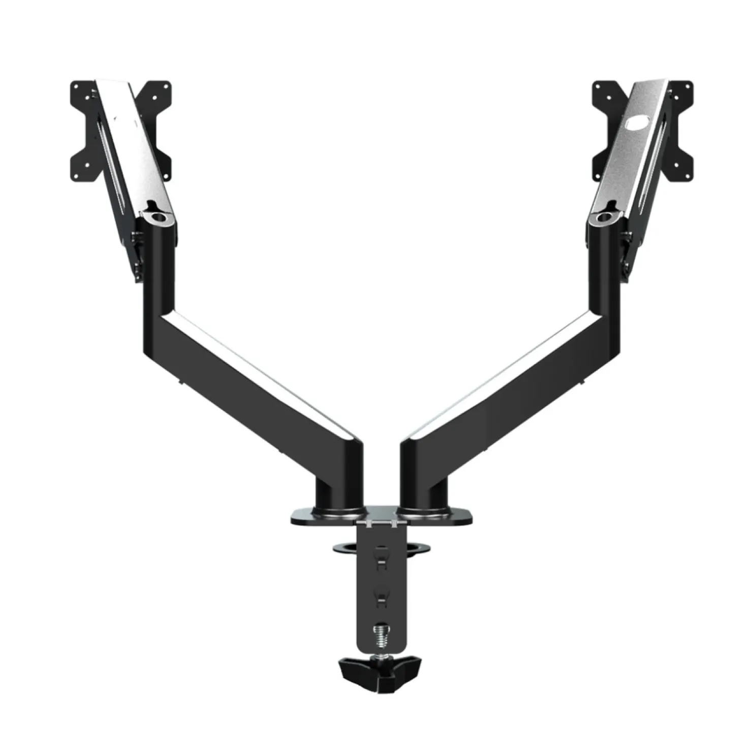 Bordbeslag til 2 skærme | 17"-27" | Sort