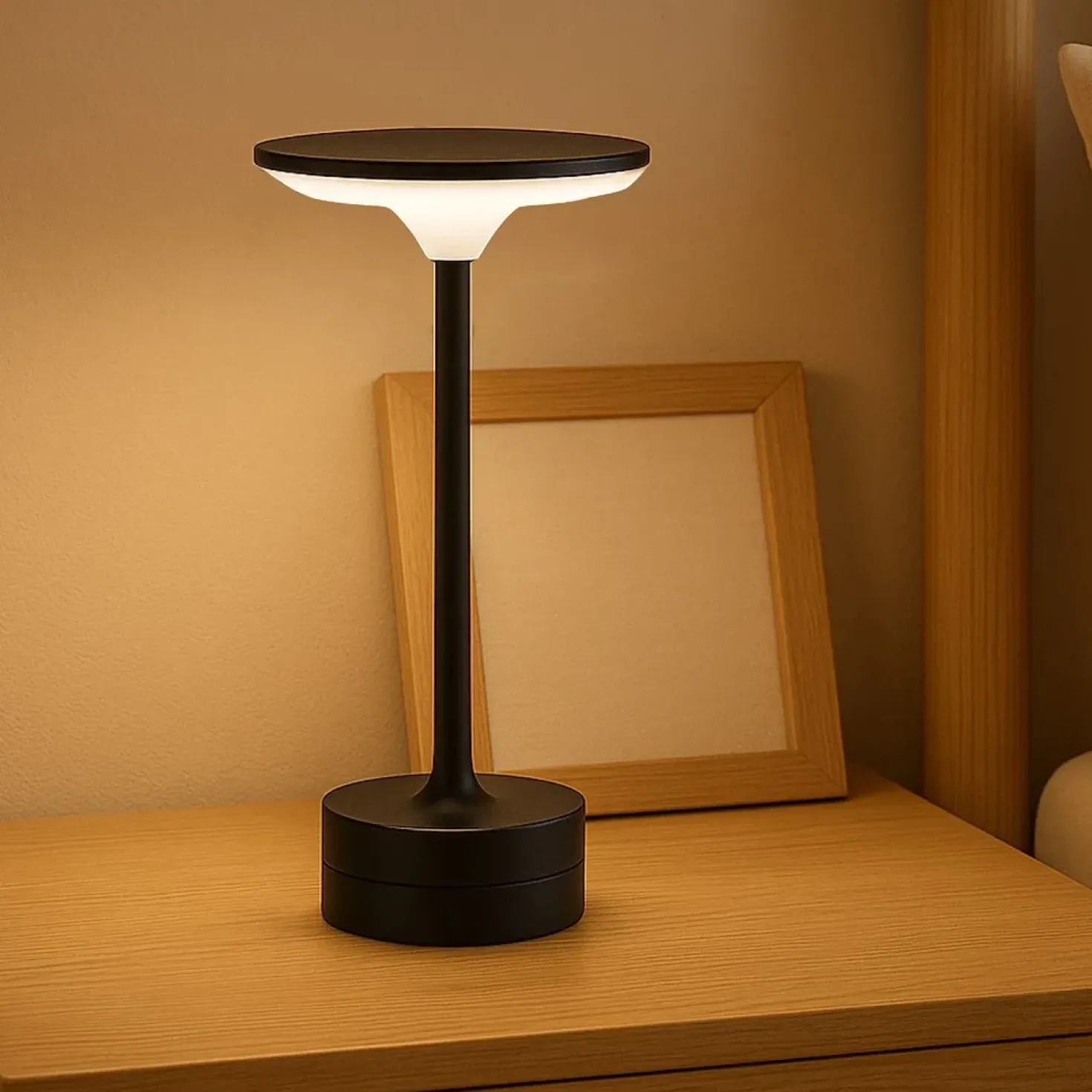 Bordlampe | Batteri | 3CCT | 250lm | 2.5W | TAVOLO | Sort