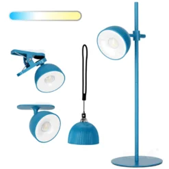 Bordlampe med batteri | Blå | 4i1 | CCT | 150lm | Dæmpbar | 1200mAh