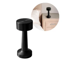 Bordlampe med Batteri | 2700K-6500K | USB-C | Sanico Goldlux SIMPLY | Sort
