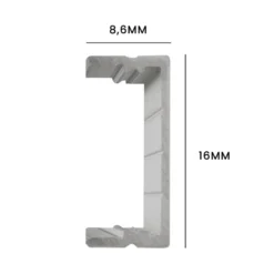 80cm Alu Profil | LED Lys til Trappetrin | 15 stk.