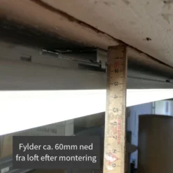 150cm Fladt LED Armatur | Gennemfortrådet | 4000K | 60W | 7200lm | IP65