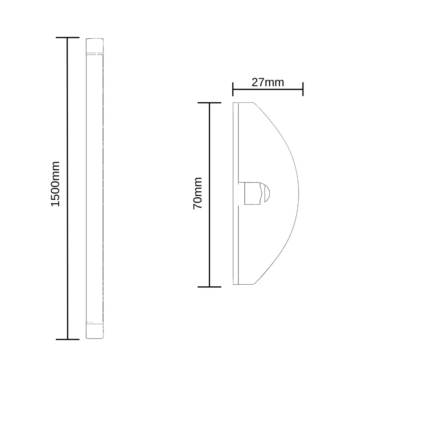 150cm Fladt LED Armatur | 10-pak | CCT | 4800lm | 48W | IP20