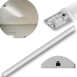120cm Fladt LED Armatur | 10-pak | CCT | 3000lm | 30W | IP20