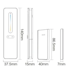 COB LED Strip Sæt | 5m | CCT | Zigbee | 20W/m | 10mm | Inkl. Controller og Fjernbetjening