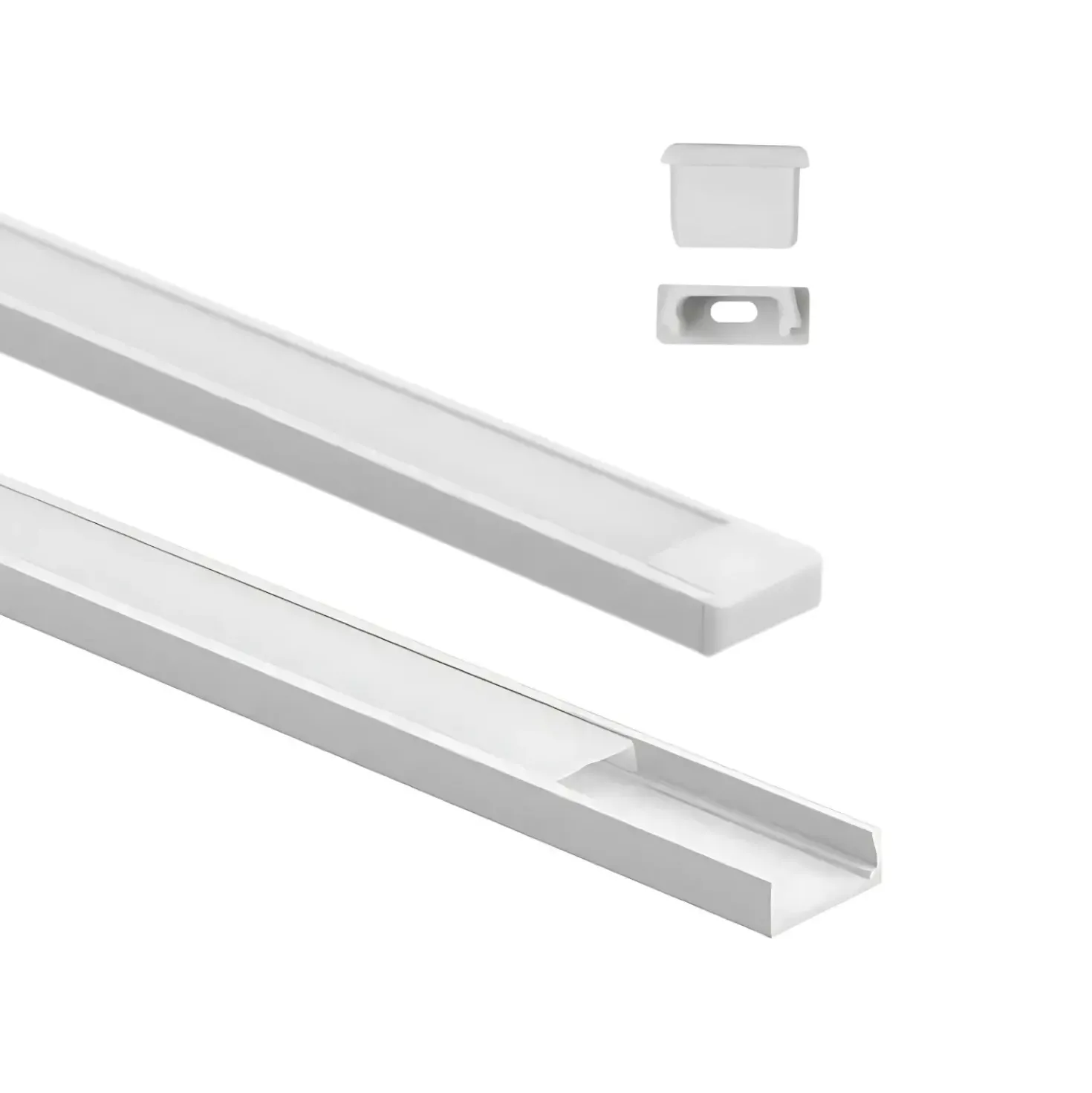 COB LED Strip Sæt | 6m | 3000K | Dæmpbar | 9W/m | 8mm | Inkl. Driver og Profil