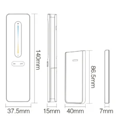 COB LED Strip Sæt | 6m | 3000K | Zigbee | 9W/m | 8mm | Inkl. Controller og Fjernbetjening