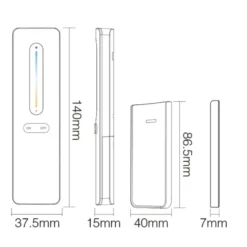 COB LED Strip Sæt | 6m | 3000K | Zigbee | 9W/m | 8mm | Inkl. Controller og Fjernbetjening