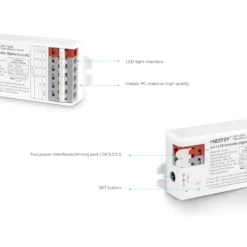 COB LED Strip Sæt | 5m | RGBW | Zigbee | 12W/m | 12mm | Inkl. Controller, Fjernbetjening og Profil