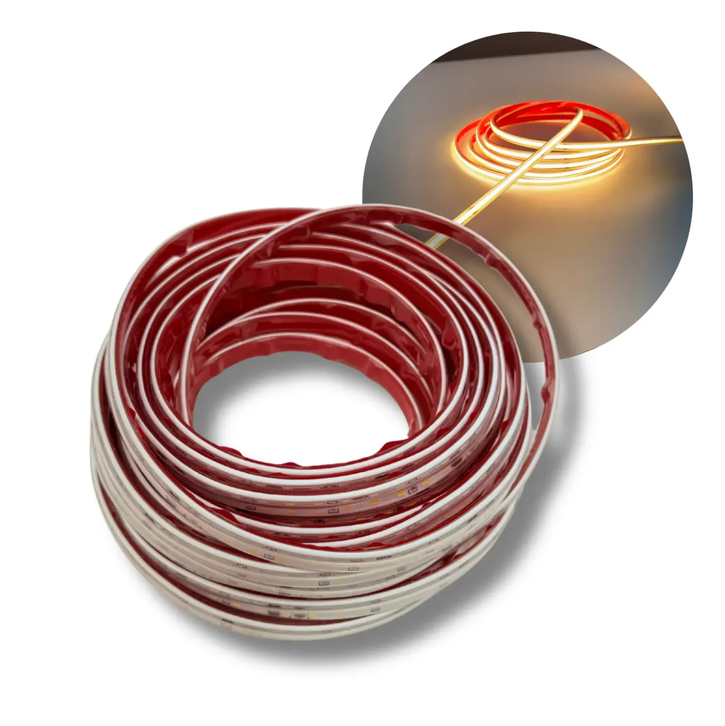 COB LED STRIP 230V | 10m | 4000K | 1050lm/m | 10W/m | IP65 | COB10 G2