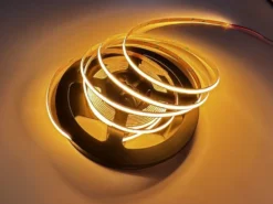COB LED Strip 12V | 5m | 8mm | Gul | 9W/m | IP20