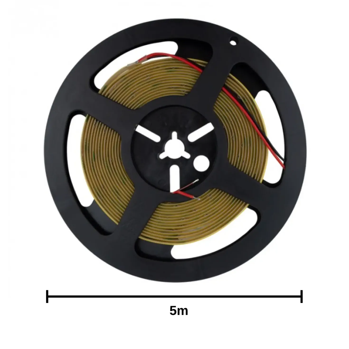 COB LED Strip 24V | 5m | 8mm | 3000K | 1320lm/m | 12W/m | IP67