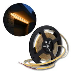 COB LED Strip 24V | 5m | 8mm | 4000K | 1380lm/m | 12W/m | IP67