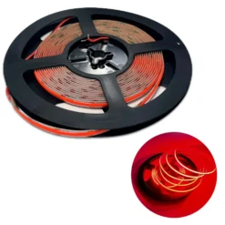 COB LED Strip 12V | 5m | 8mm | Rød | 9W/m | IP20