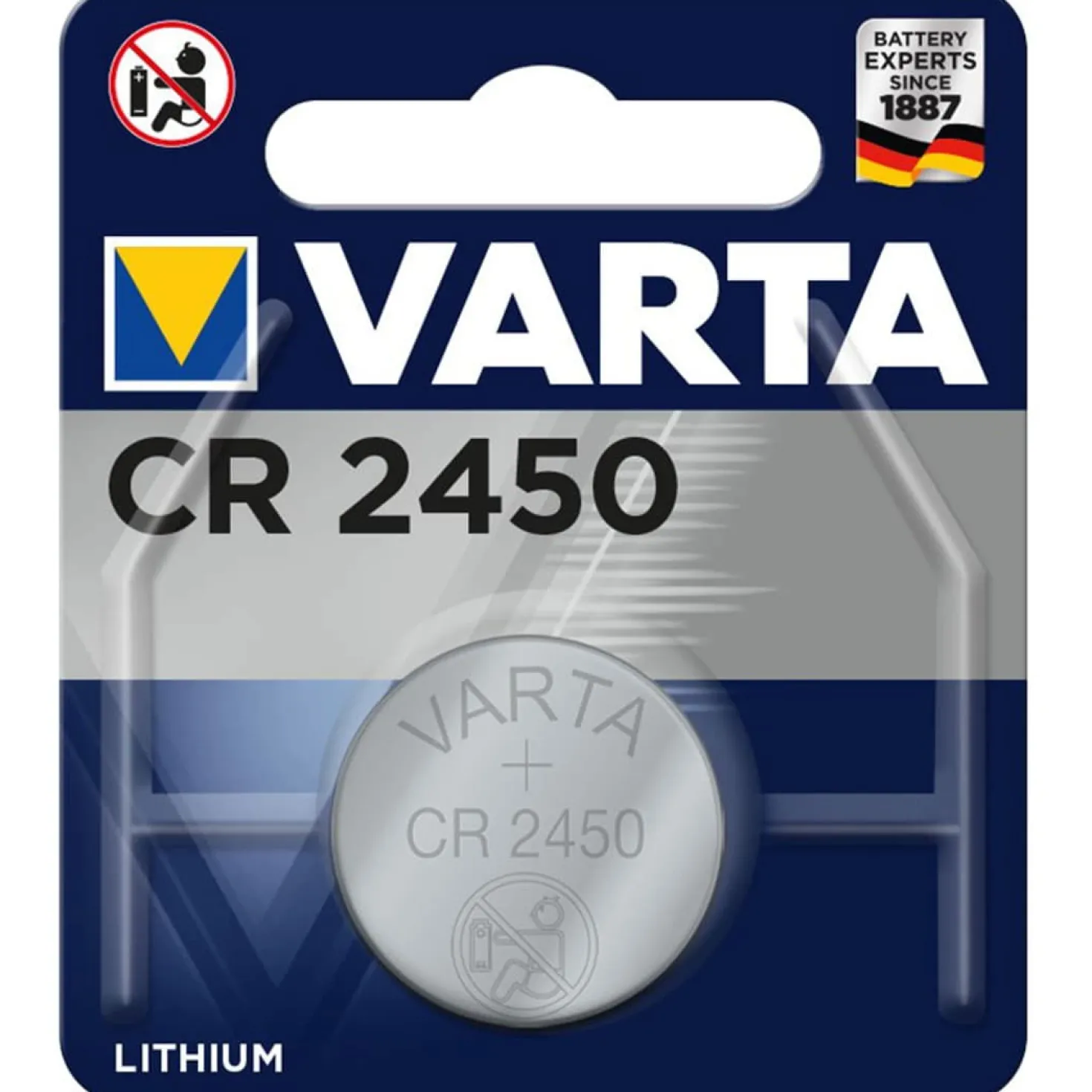CR2450 | Knapcelle Batteri | Varta | 1 stk (48062)