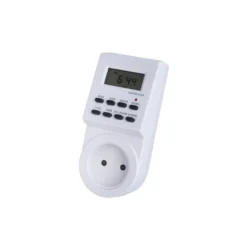 Digital Timer til Tænd og Sluk | u/jord | 230V | 3680W | IP20 | Hvid