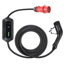Elbil lader | 7m | 11KW | Type 2 | inkl. Schuko adapter
