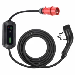 Elbil lader | 7m | 22KW | Type 2 | inkl. Schuko adapter