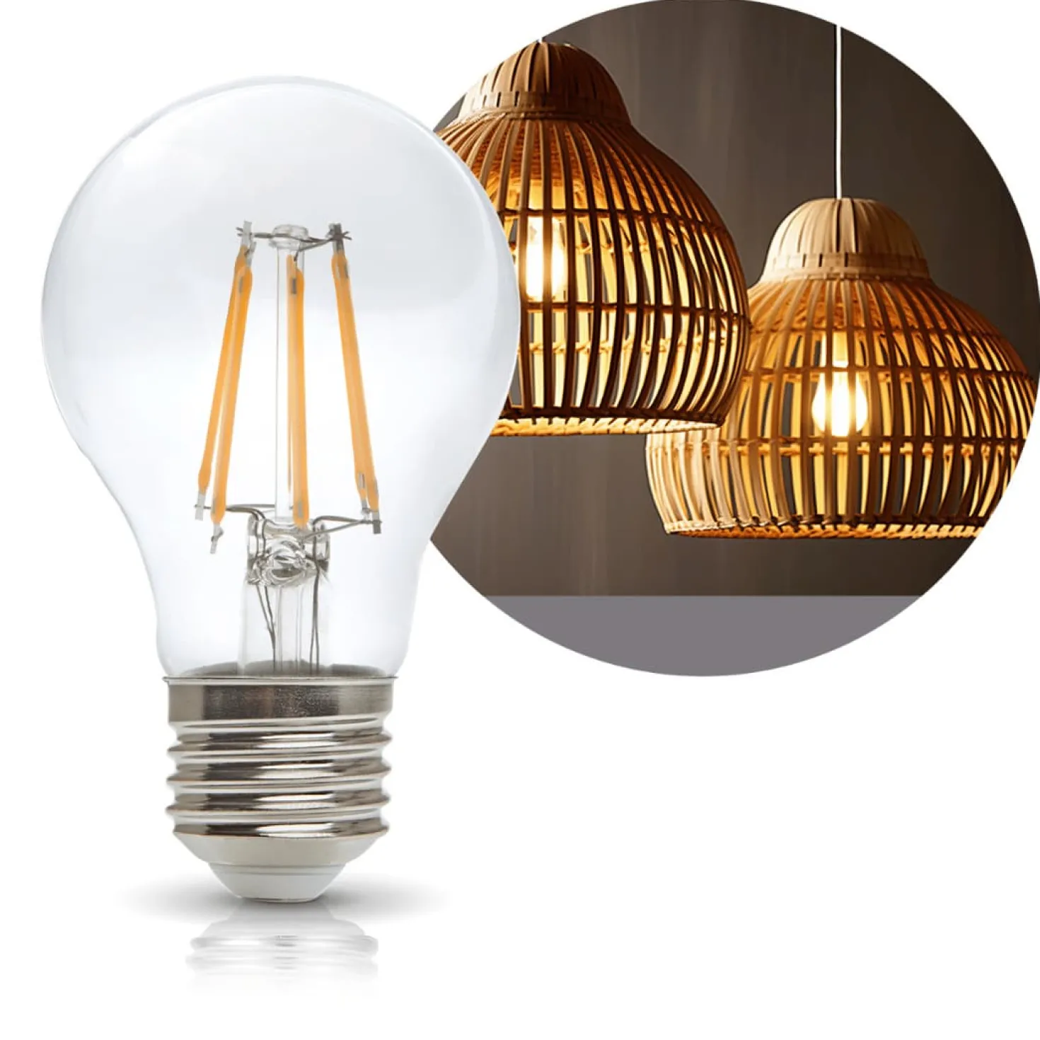 E27 LED Pære - Filament - 11,5w - 3000K
