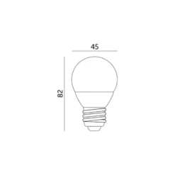 E27 LED Pære | 4000K | 470lm | 6W