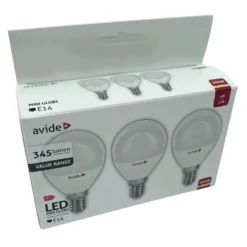E14 LED pærer | 345lm | 3000K | 4W | Value Pack med 3 stk.