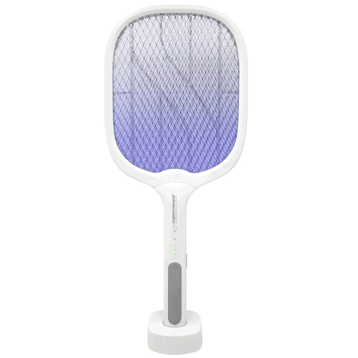 Elektrisk Fluesmækker | Genopladelig | 2i1 | UV Insektlampe | 3000V