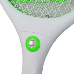 Elektrisk Fluesmækker | 4 stk. | Genopladelig | LED Lygte | 3500V