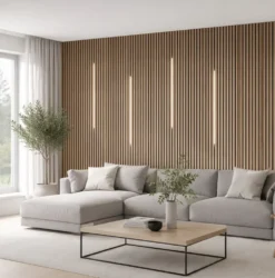 ENVILAR LED til Akustikpanel | 2x120cm | Komplet Pakke | Driver + Fjernbetjening | AKUSTIK LUX