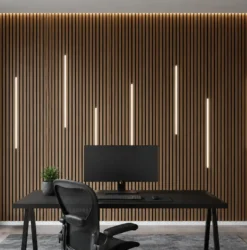 ENVILAR LED til Akustikpanel | 2x120cm | Komplet Pakke | Driver + Fjernbetjening | AKUSTIK LUX