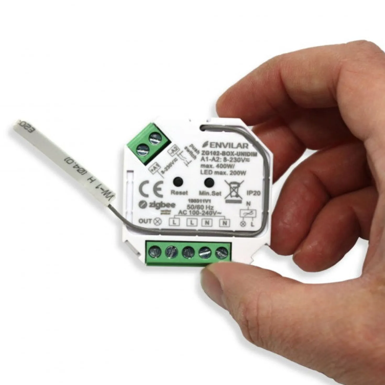 ENVILAR Zigbee Lysdæmper 3.0 | 4-Pak | Max. 200W LED / 400W Halogen | Philips HUE Kompatibel