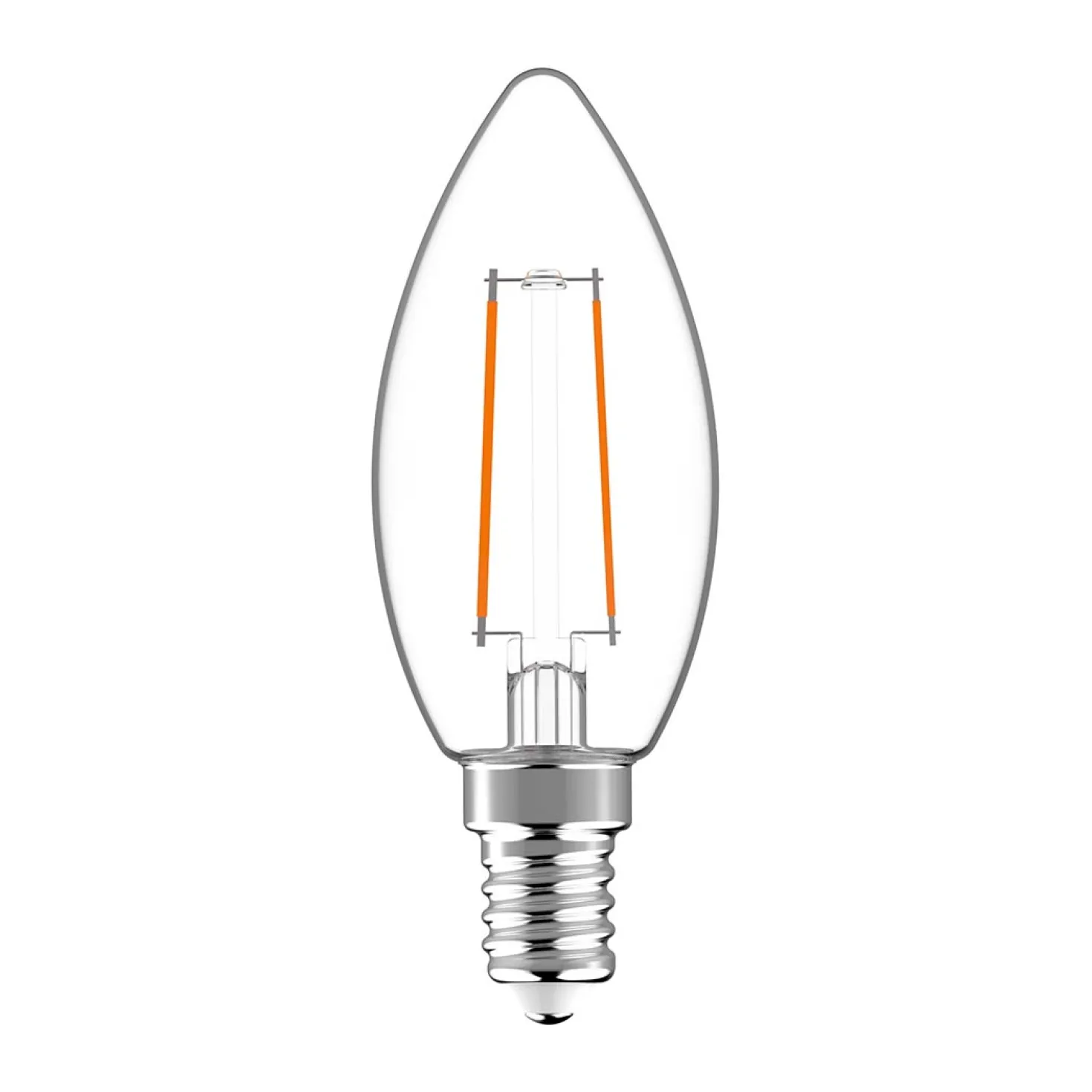 E14 Pære | Filament Pære | LED | 2.5W | 2700K | 250lm