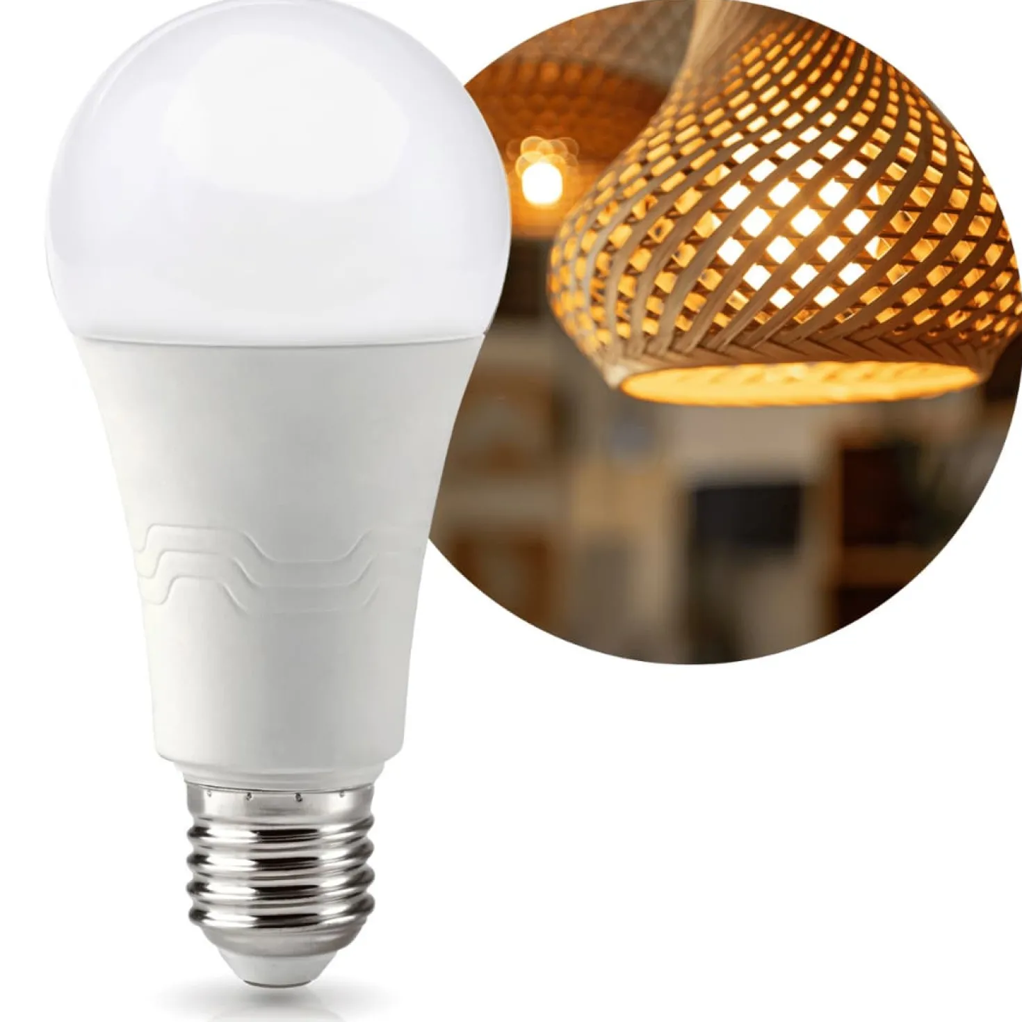 E27 Pære LED | 10-Pak | 18W | 3000K
