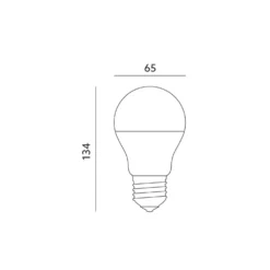 E27 Pære LED | 10-Pak | 15W | 3000K