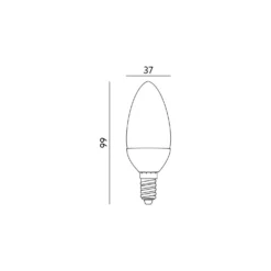 E14 Pære | LED Pære | 4.5W | 4000K | 420lm