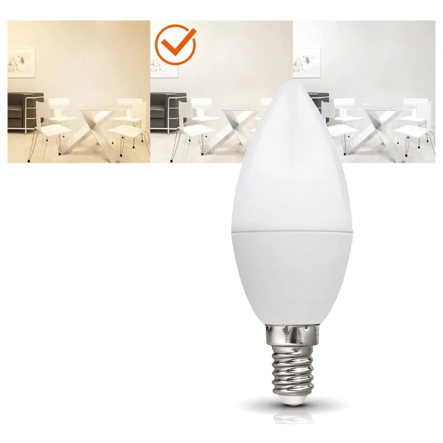 E14 Pære | LED Pære | 4.5W | 4000K | 420lm