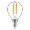 E14 Pære | Mini Globe | Filament | LED | 2W | 2700K | 250lm