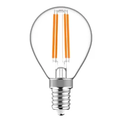 E14 Pære | Mini Globe | Filament | LED | 2W | 2700K | 250lm