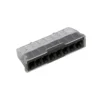 Fjeder Samlemuffe | 8-polet | 450V | 24A | Transperant/Koksgrå