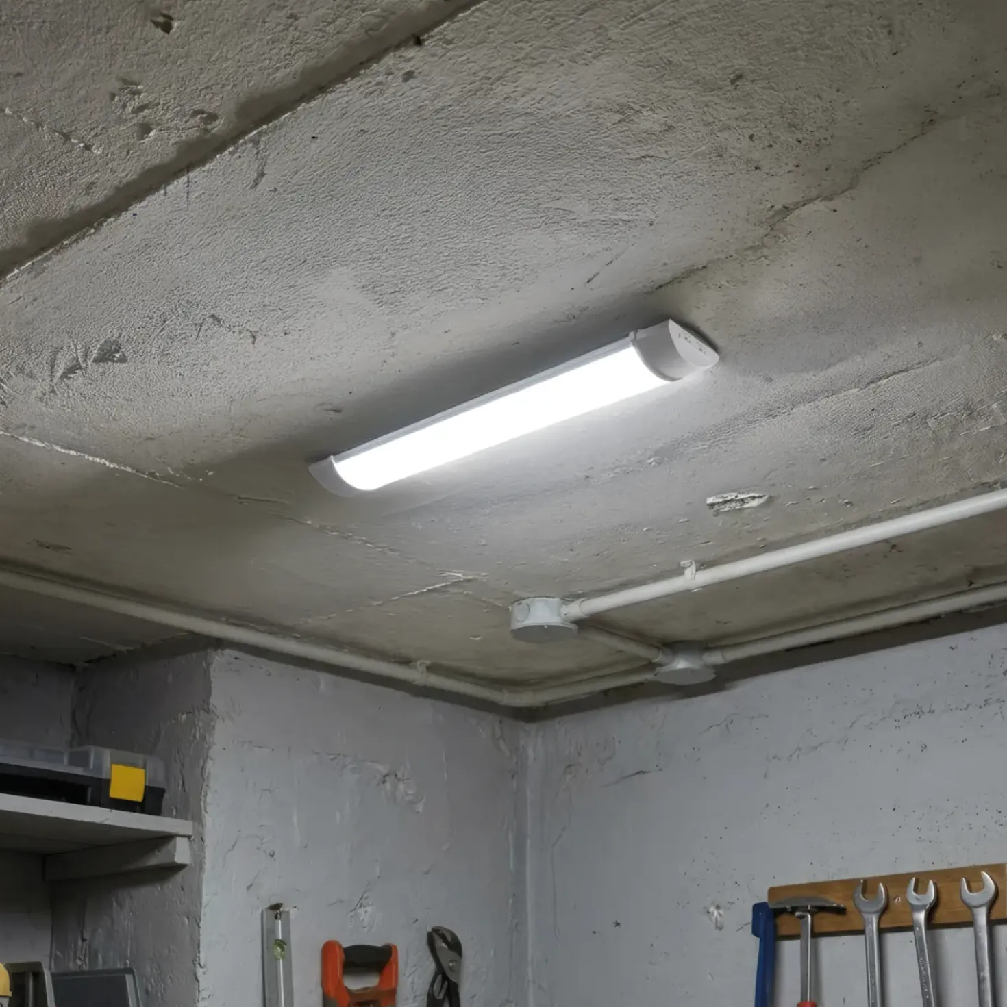 Fladt LED armatur | 60cm | CCT | 10/15/20W | LOTOS | Hvid