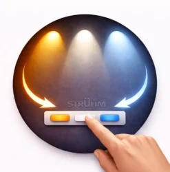 Fladt LED armatur | 120cm | CCT | 25/30/40W | LOTOS | Hvid
