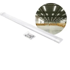 Fladt LED Armatur | 90cm | 4000k | 3750lm | 30W | Hvid
