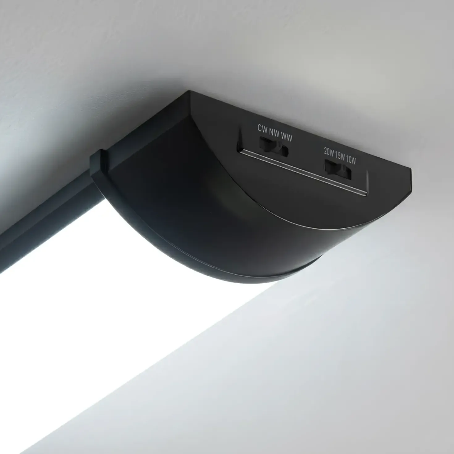 Fladt LED armatur | 120cm | 10-Pak | CCT | 25/30/40W | LOTOS | Sort
