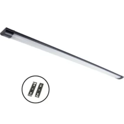 Fladt LED armatur | 120cm | 10-Pak | CCT | 25/30/40W | LOTOS | Sort