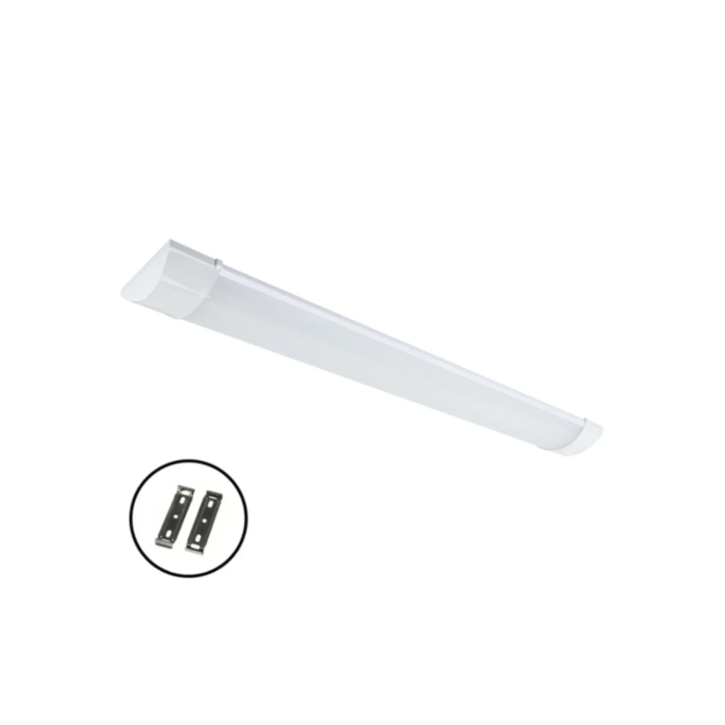 Fladt LED armatur | 60cm | 10-Pak | CCT | 10/15/20W | LOTOS | Hvid